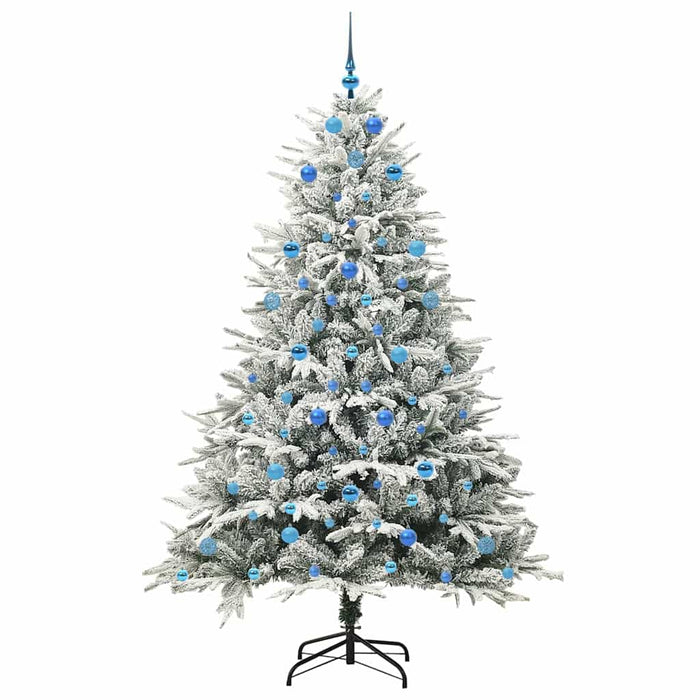 Albero di Natale artificiale preilluminato con set di palline 3395413