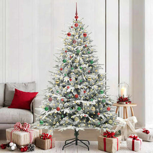 Albero di Natale artificiale preilluminato con set di palline 3395414