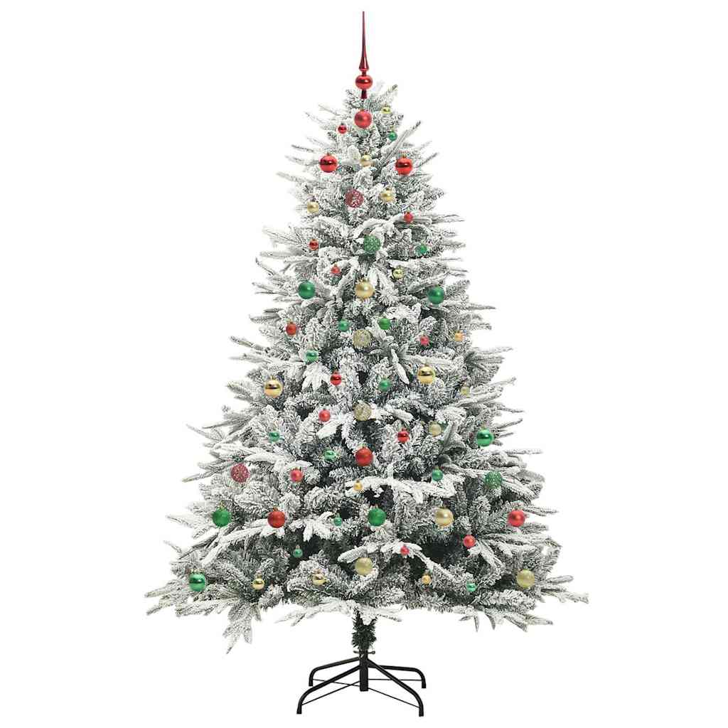 Albero di Natale artificiale preilluminato con set di palline 3395414