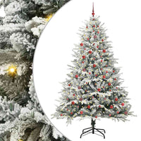 Albero di Natale artificiale preilluminato con set di palline 3395415