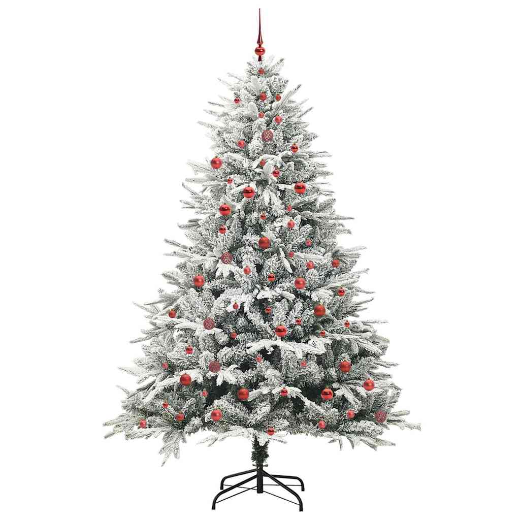 Albero di Natale artificiale preilluminato con set di palline 3395415