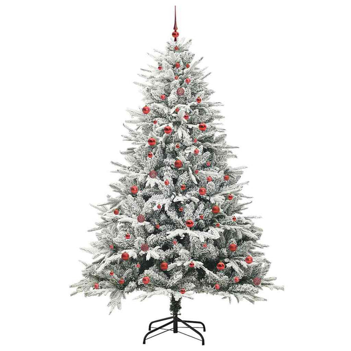Albero di Natale artificiale preilluminato con set di palline 3395415