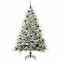 Albero di Natale artificiale preilluminato con set di palline 3395416