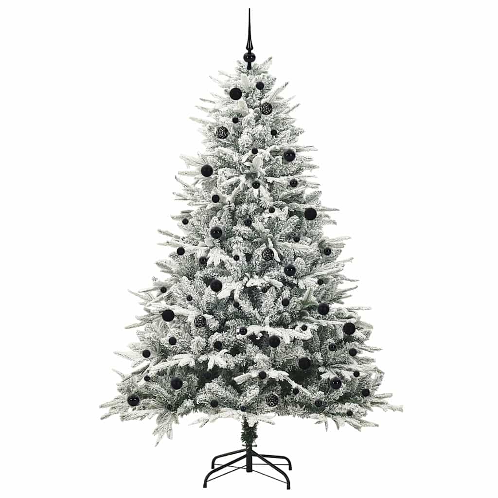 Albero di Natale artificiale preilluminato con set di palline 3395416