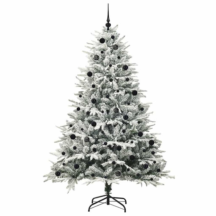 Albero di Natale artificiale preilluminato con set di palline 3395416