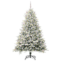 Albero di Natale artificiale preilluminato con set di palline 3395417