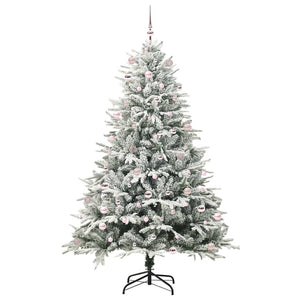 Albero di Natale artificiale preilluminato con set di palline 3395417