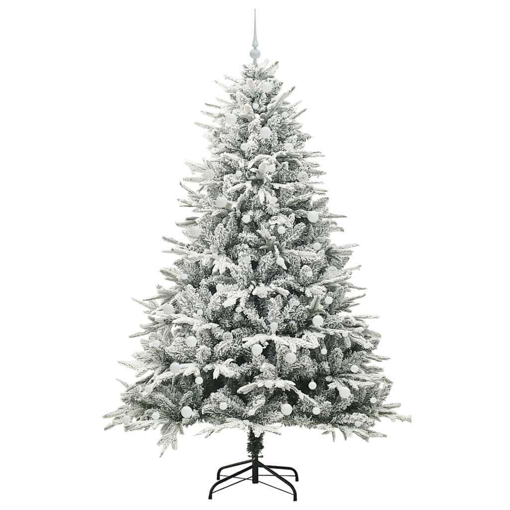 Albero di Natale artificiale preilluminato con set di palline 3395418