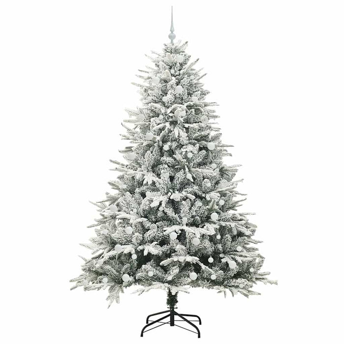 Albero di Natale artificiale preilluminato con set di palline 3395418