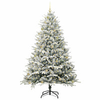 Albero di Natale artificiale preilluminato con set di palline 3395419