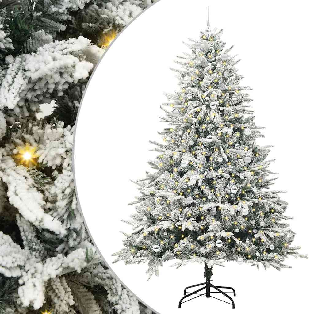 Albero di Natale Artificiale Pre-illuminato con Set di Palline 3395420