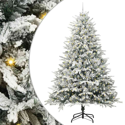 Albero di Natale Artificiale Pre-illuminato con Set di Palline 3395420