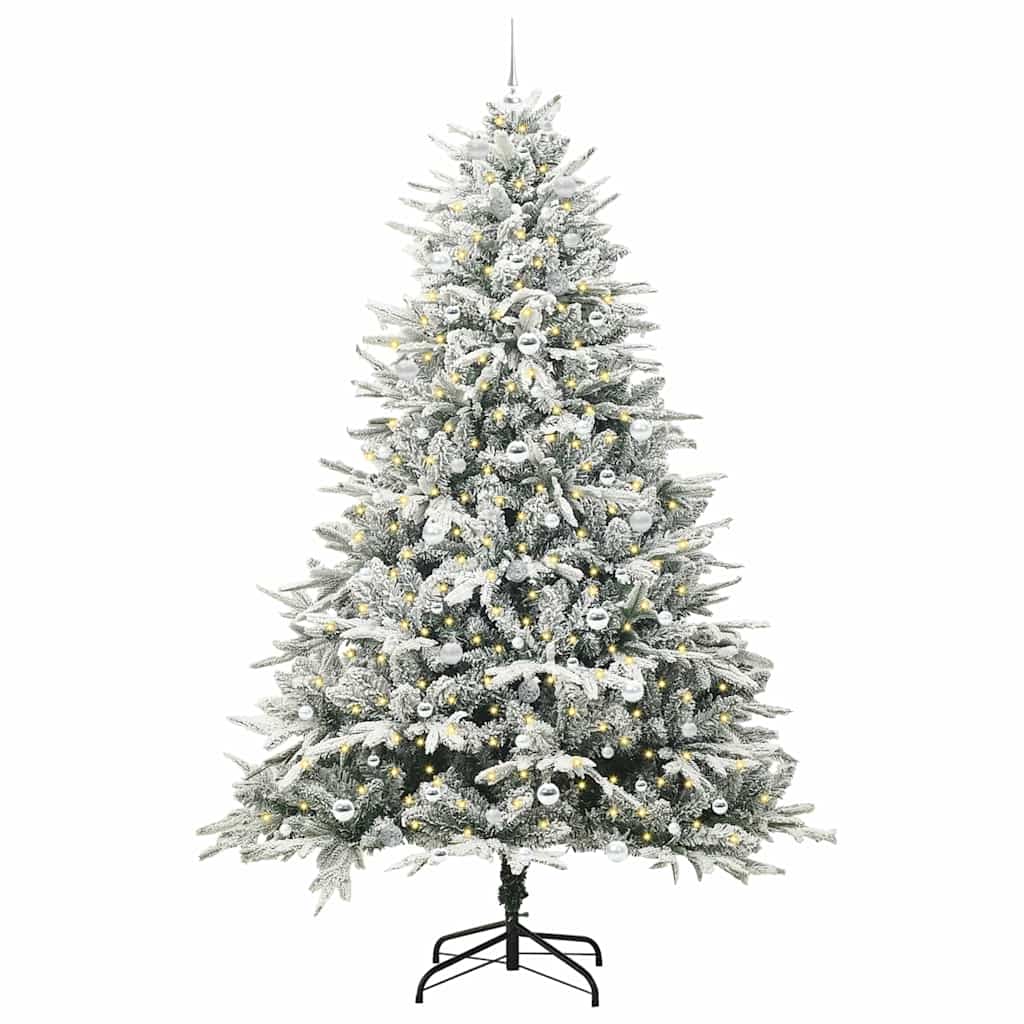 Albero di Natale Artificiale Pre-illuminato con Set di Palline 3395420