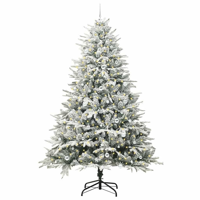 Albero di Natale Artificiale Pre-illuminato con Set di Palline 3395420