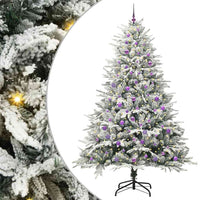 Albero di Natale artificiale preilluminato con set di palline 3395421