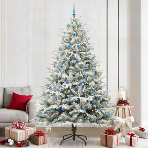 Albero di Natale artificiale preilluminato con set di palline 3395422