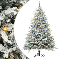 Albero di Natale artificiale preilluminato con set di palline 3395422