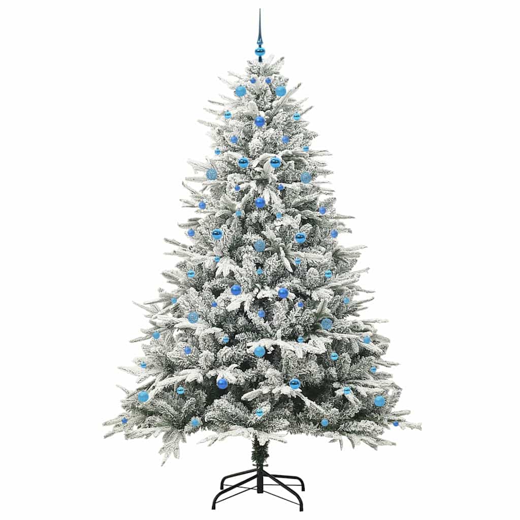 Albero di Natale artificiale preilluminato con set di palline 3395422