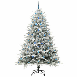 Albero di Natale artificiale preilluminato con set di palline 3395422