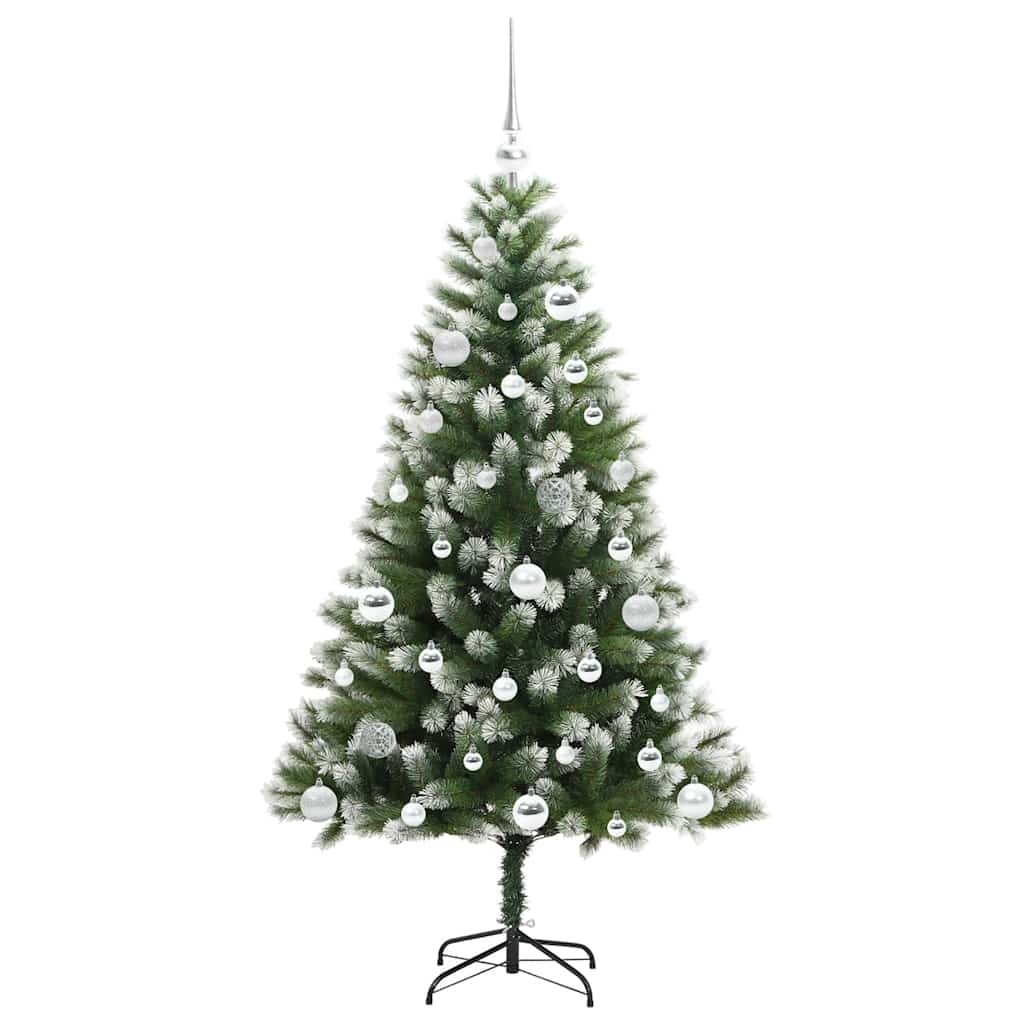 Albero di Natale artificiale a cerniera con neve fioccata 3395438