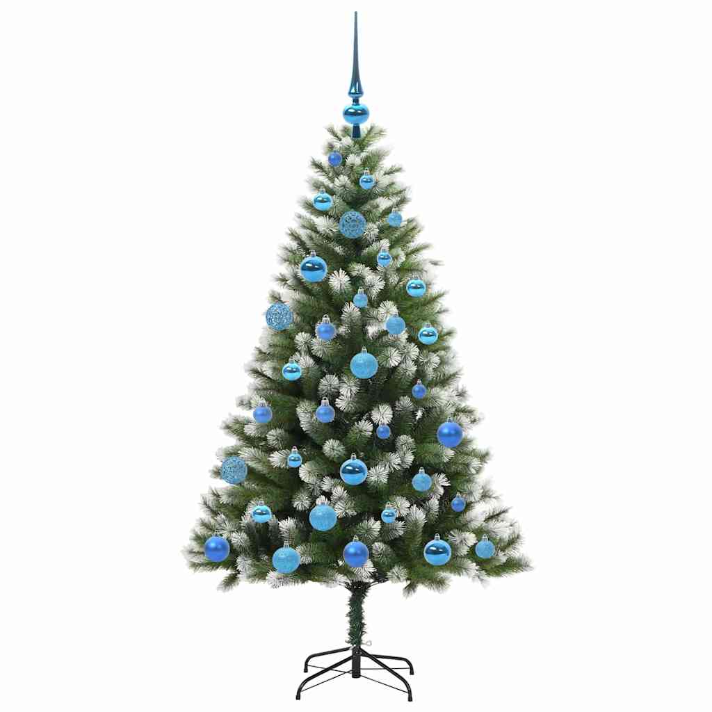 Albero di Natale artificiale a cerniera con neve fioccata 3395440