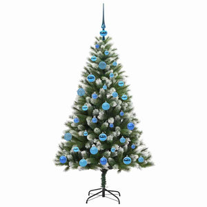 Albero di Natale artificiale a cerniera con neve fioccata 3395440