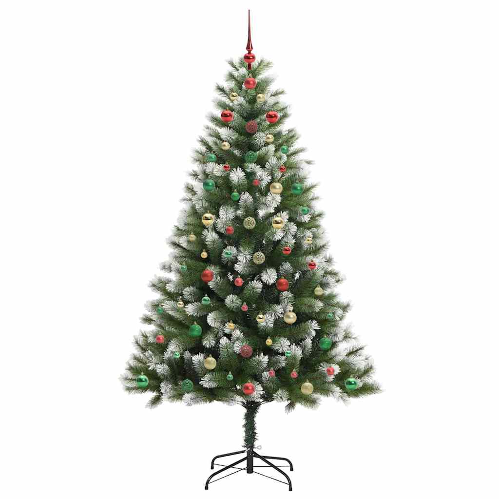 Albero di Natale artificiale a cerniera con neve fioccata 3395450