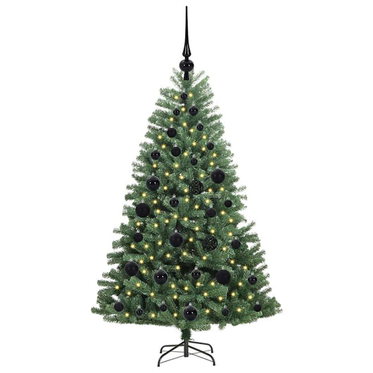Albero di Natale Artificiale-Albero Natalizio con Rami Pieghevoli Verde 120 cm 308278