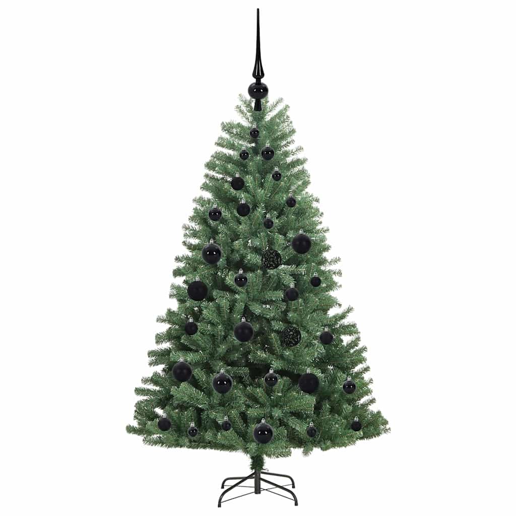 Albero di Natale Artificiale con Rami Pieghevoli Verde 120 cm 3395470