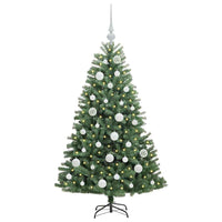 Albero di Natale Artificiale-Albero Natalizio con Rami Pieghevoli Verde 120 cm 483811