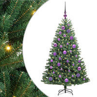 Albero di Natale Artificiale con Rami Pieghevoli Verde 120 cm 3395475