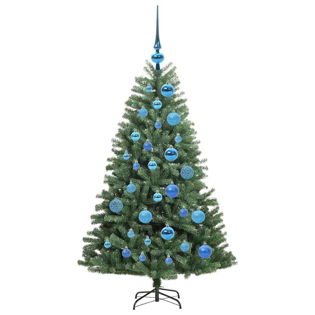 Albero di Natale Artificiale con Rami Pieghevoli Verde 120 cm 3395476