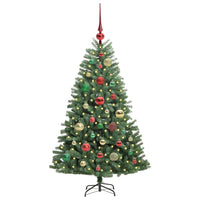 Albero di Natale Artificiale con Rami Pieghevoli Verde 120 cm 3395477