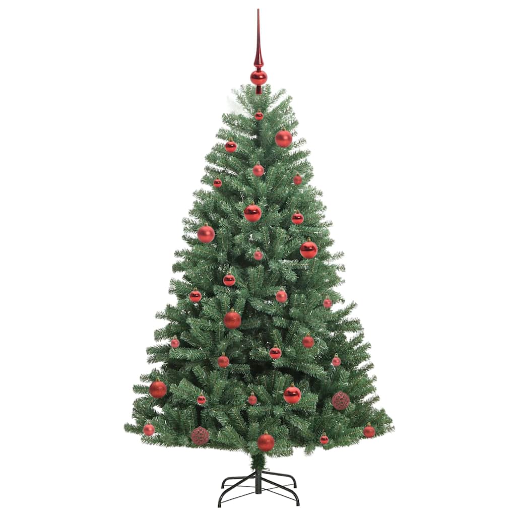 Albero di Natale Artificiale con Rami Pieghevoli Verde 150 cm 3395478