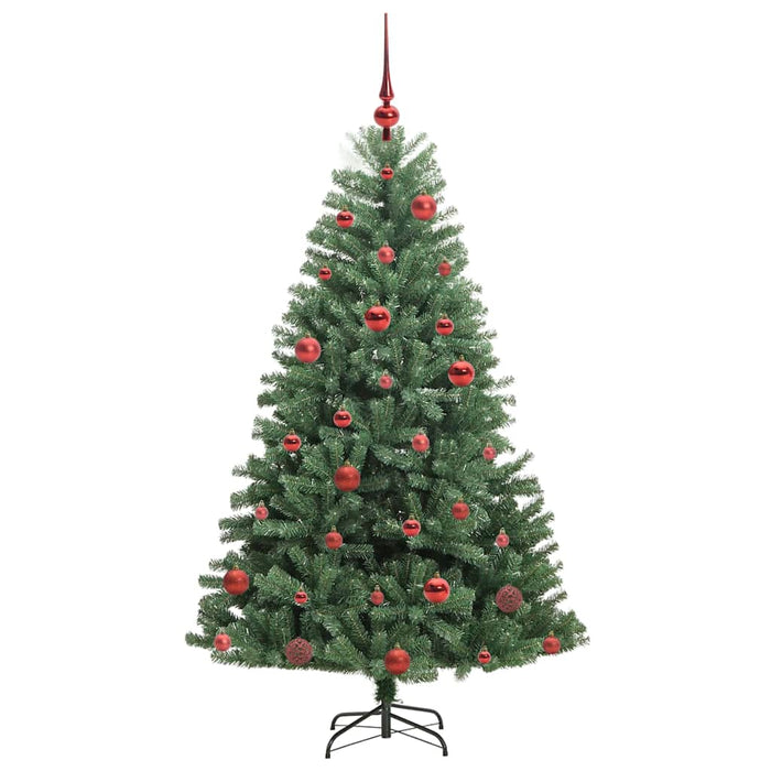 Albero di Natale Artificiale con Rami Pieghevoli Verde 150 cm 3395478
