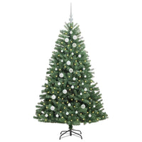 Albero di Natale Artificiale con Rami Pieghevoli Verde 150 cm 3395481