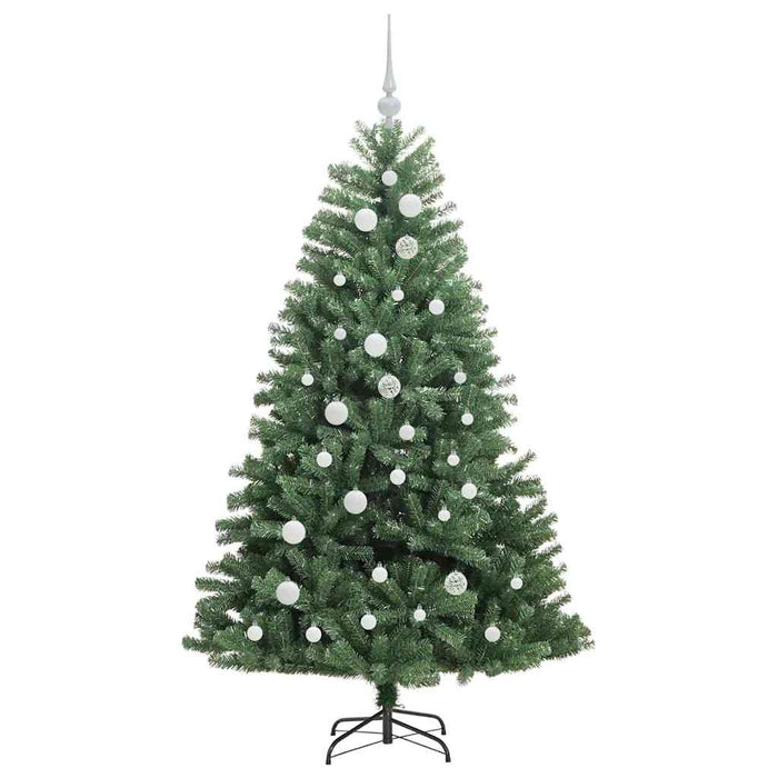 Albero di Natale Artificiale con Rami Pieghevoli Verde 150 cm 3395481