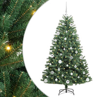 Albero di Natale Artificiale con Rami Pieghevoli Verde 150 cm 3395483