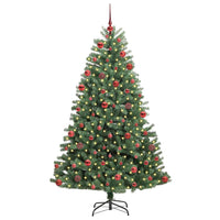 Albero di Natale Artificiale con Rami Pieghevoli Verde 180 cm 3395487