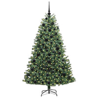 Albero di Natale Artificiale con Rami Pieghevoli Verde 180 cm 3395488