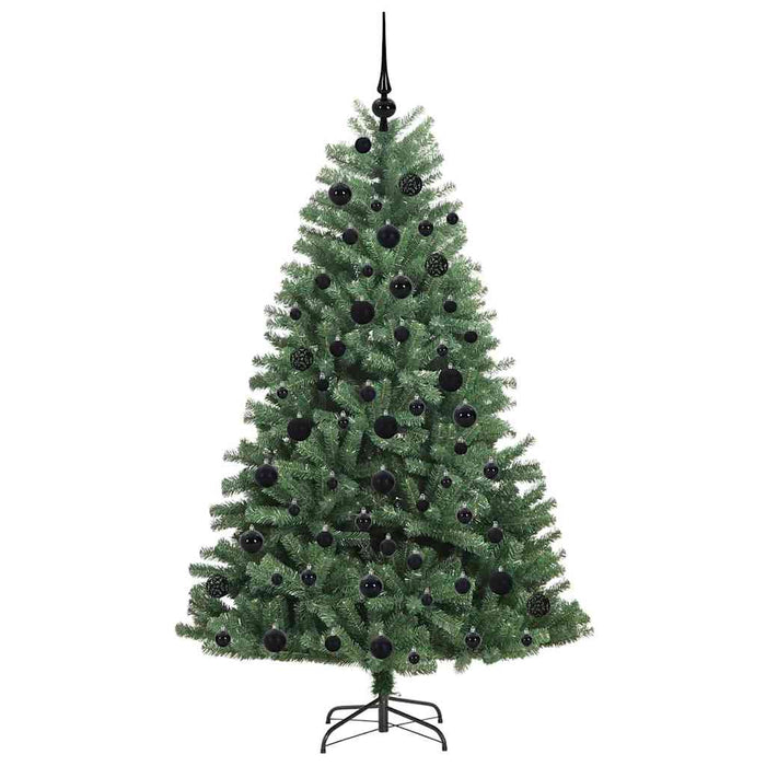 Albero di Natale Artificiale con Rami Pieghevoli Verde 180 cm 3395488