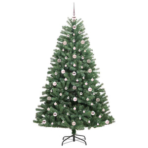 Albero di Natale Artificiale con Rami Pieghevoli Verde 180 cm 3395489