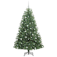 Albero di Natale Artificiale con Rami Pieghevoli Verde 180 cm 3395490