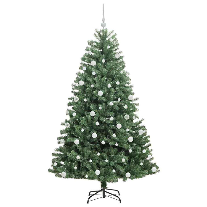 Albero di Natale Artificiale con Rami Pieghevoli Verde 180 cm 3395490