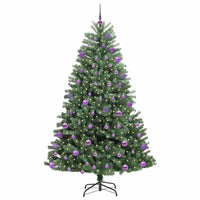 Albero di Natale Artificiale con Rami Pieghevoli Verde 180 cm 3395493