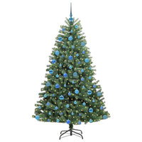 Albero di Natale Artificiale-Albero Natalizio con Rami Pieghevoli Verde 180 cm 511581