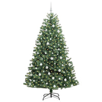 Albero di Natale Artificiale con Rami Pieghevoli Verde 210 cm 3395499
