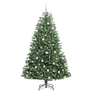 Albero di Natale Artificiale con Rami Pieghevoli Verde 210 cm 3395499