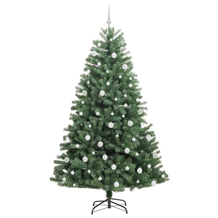 Albero di Natale Artificiale con Rami Pieghevoli Verde 210 cm 3395499