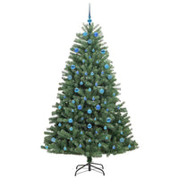 Albero di Natale Artificiale con Rami Pieghevoli Verde 210 cm 3395503